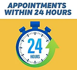 Appointments within 24 hours